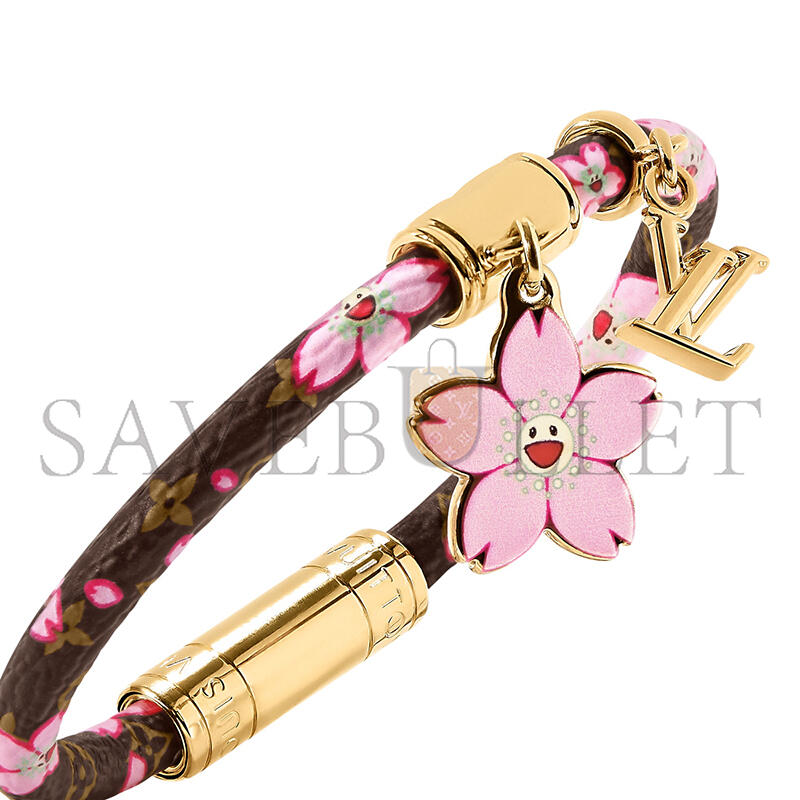 L0vis Vvtt0n MURAKAMI LV X TM CHERRY BLOSSOM BRACELET M8978F